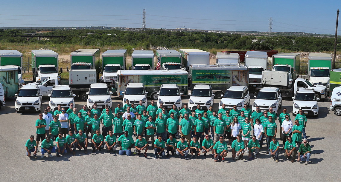 Key Insulation serves clients in Central & South Texas